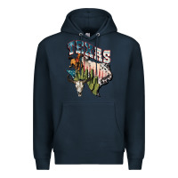 Navy Texas 4th of July Premium Hoodie - FaDigitalArtStudio
