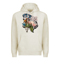 Oatmeal Heather Texas 4th of July Premium Hoodie - FaDigitalArtStudio
