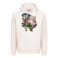 Pale Pink Texas 4th of July Premium Hoodie - FaDigitalArtStudio