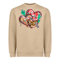 Mushroom nurse hearts Heavyweight Sweatshirt - CowGirlArtShop