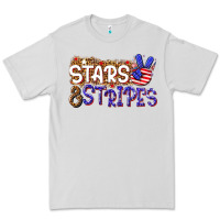 Dove Grey stars and stripes Premium Tee - NancyCooperArtShop