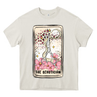 Cream hair stylist Heavy Core Tee - MaliasSmallBusiness