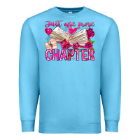 Ocean Blue Just One More Chapter Premium Sweatshirt - CowhideDigitalArt