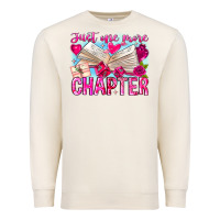 Sandshell Just One More Chapter Premium Sweatshirt - CowhideDigitalArt