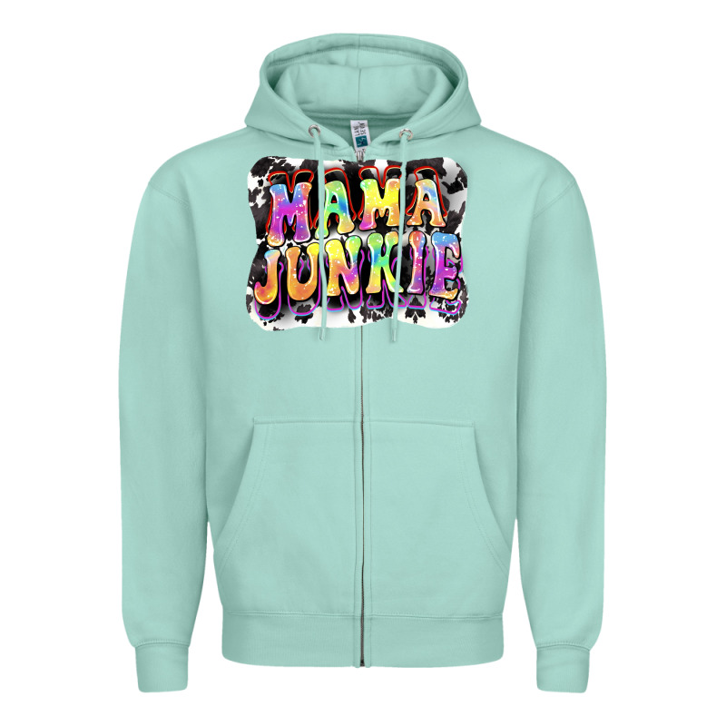Mama Junkie Mother's Day Zipper Hoodie by FaDigitalArtStudio | Teevron