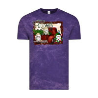 Cloud Purple happy holidays gnomes Christmas Truck Vintage Tee - Bettercallsaul