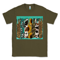 Army Green western brushstroke tumbler Classic Tee - Jasminsmagicworld
