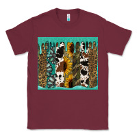 Burgundy western brushstroke tumbler Classic Tee - Jasminsmagicworld