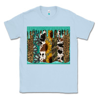 Dusty Blue western brushstroke tumbler Classic Tee - Jasminsmagicworld