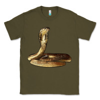 Army Green king cobra snake Classic Tee - LillyAllenDesigns