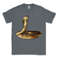 Charcoal Heather king cobra snake Classic Tee - LillyAllenDesigns