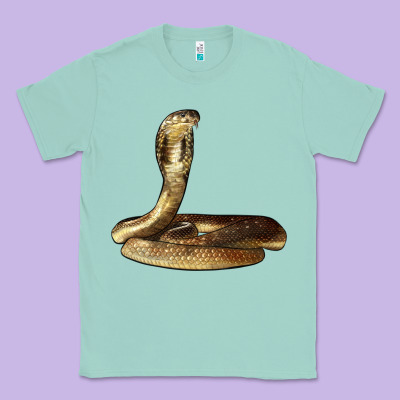 King Cobra Snake Classic Tee Designed By Lillyallendesigns