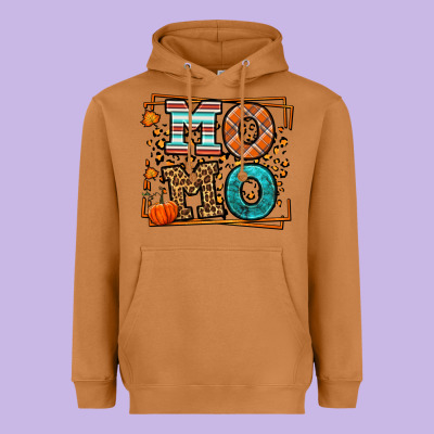 Fall Autumn Leopard Momo Heavyweight Hoodie Designed By Lillyallendesigns