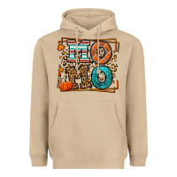 Mushroom Fall Autumn Leopard Momo Heavyweight Hoodie - LillyAllenDesigns