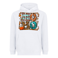 White Fall Autumn Leopard Momo Heavyweight Hoodie - LillyAllenDesigns