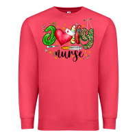 Cardinal Jolly Nurse Black Premium Sweatshirt - CowhideDigitalArt
