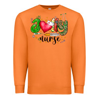 Carrot Jolly Nurse Black Premium Sweatshirt - CowhideDigitalArt