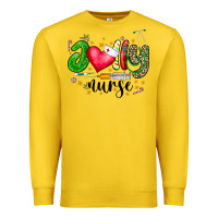 Lemon Jolly Nurse Black Premium Sweatshirt - CowhideDigitalArt