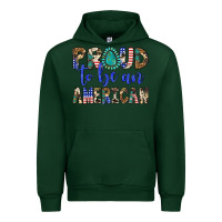 Forest Green proud to be an american Urban Hoodie - Artiststas