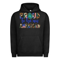 Pigment Black proud to be an american Urban Hoodie - Artiststas