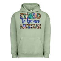 Pigment Oil Green proud to be an american Urban Hoodie - Artiststas