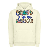 Pigment Pistachio proud to be an american Urban Hoodie - Artiststas