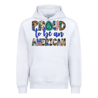 White proud to be an american Urban Hoodie - Artiststas