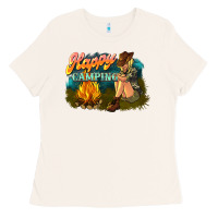 Bone happy camping Ladies Tee - NancyCooperArtShop