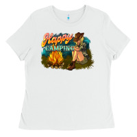 Happy Camping Ladies Tee | Teevron