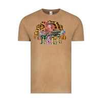 Vintage Camel Fall Scene Pumpkin Watercolor Pig Wagon Serape Cheetah Vintage Tee - Bettercallsaul