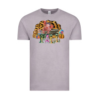 Vintage Zinc Fall Scene Pumpkin Watercolor Pig Wagon Serape Cheetah Vintage Tee - Bettercallsaul