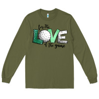 Army Green for the love of the game golf Long Sleeve Tee - Jasminsmagicworld