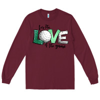 Burgundy for the love of the game golf Long Sleeve Tee - Jasminsmagicworld
