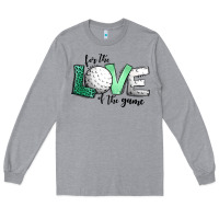 Heather Grey for the love of the game golf Long Sleeve Tee - Jasminsmagicworld