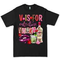 Black v is for vodka Premium Tee - NancyCooperArtShop