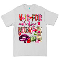 Dove Grey v is for vodka Premium Tee - NancyCooperArtShop