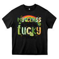 Black my class is full of lucky charms Heavy Core Tee - MaliasSmallBusiness