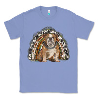 Colony Blue english bulldog rainbow Classic Tee - BarkalooDesign