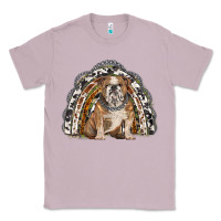 Lilac english bulldog rainbow Classic Tee - BarkalooDesign