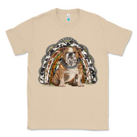 Mushroom english bulldog rainbow Classic Tee - BarkalooDesign