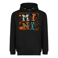 Black Fall Autumn Leopard Mini Heavyweight Hoodie - LillyAllenDesigns