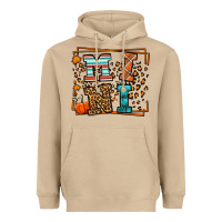 Mushroom Fall Autumn Leopard Mini Heavyweight Hoodie - LillyAllenDesigns