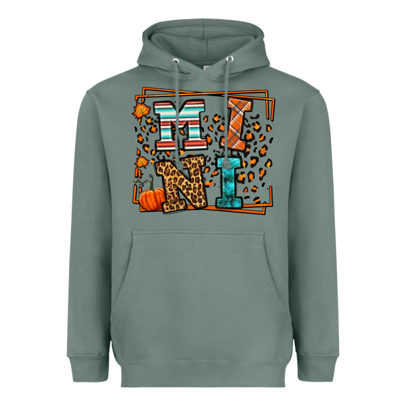 Fall Autumn Leopard Mini Heavyweight Hoodie by LillyAllenDesigns | Teevron