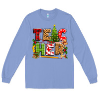 Colony Blue teacher christmas Long Sleeve Tee - texasbilliewilder