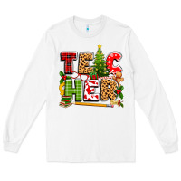 White teacher christmas Long Sleeve Tee - texasbilliewilder