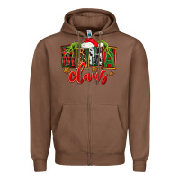 Chestnut Christmas Mama Claus Mother's Day Zipper Hoodie - FaDigitalArtStudio