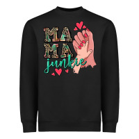 Black Mama Junkie Mother's Day Heavyweight Sweatshirt - CowGirlArtShop