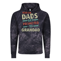 Cloud Black Only Great Dads Get Promoted To Grandad Vintage Hoodie - Bettercallsaul