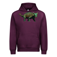 Mauve Wine ankylosaurus Urban Hoodie - Artiststas
