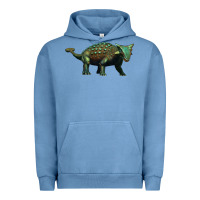 Pigment Pebble Blue ankylosaurus Urban Hoodie - Artiststas